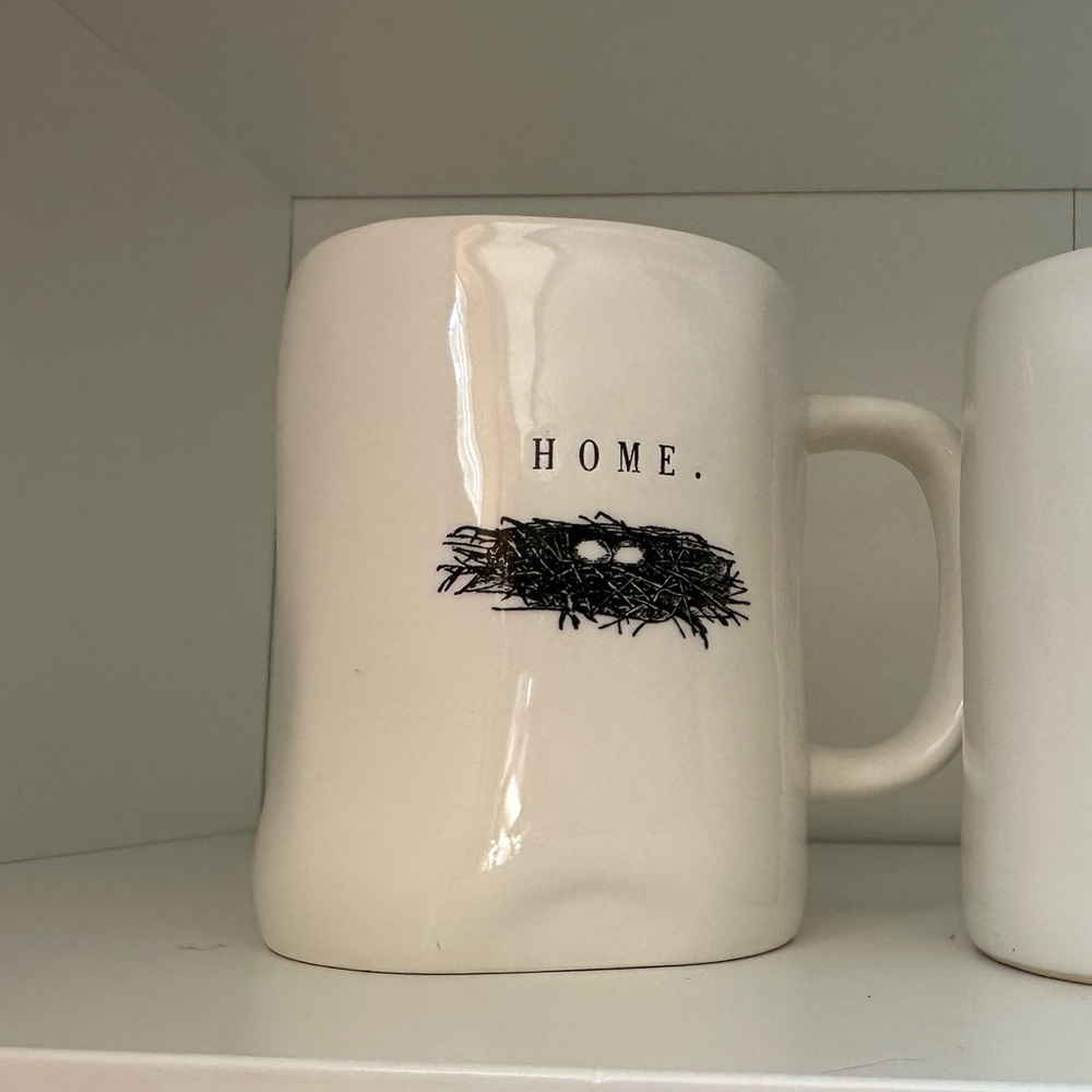Rae Dunn Rare HTF Home icon mug